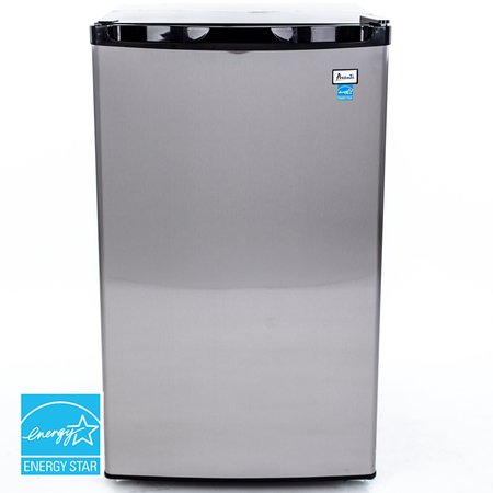 Avanti Avanti 4.4 cu. ft. Compact Refrigerator, Stainless Steel with Black Cabinet RM4436SS